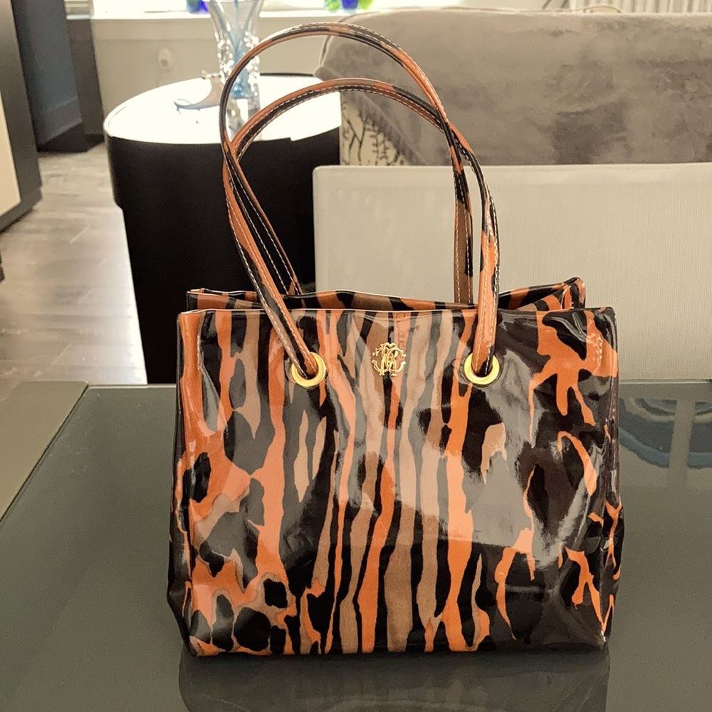 Roberto Cavalli “lunch” tote new.